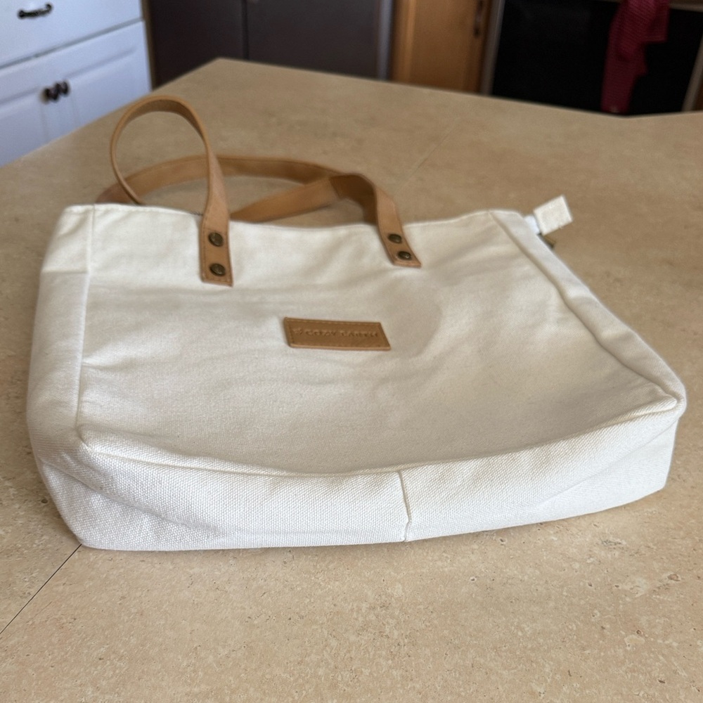 💥3/$12 SALE💥 Cozy Earth canvas tote - Picture 2 of 5